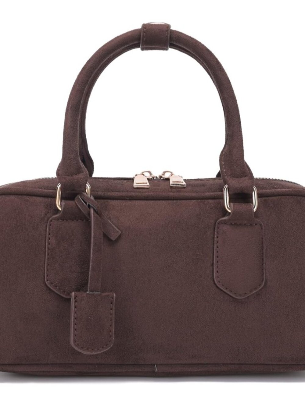 Faux Suede Crossbody Bag for Women, Autumn Winter Handbags Purse, Fashion Small